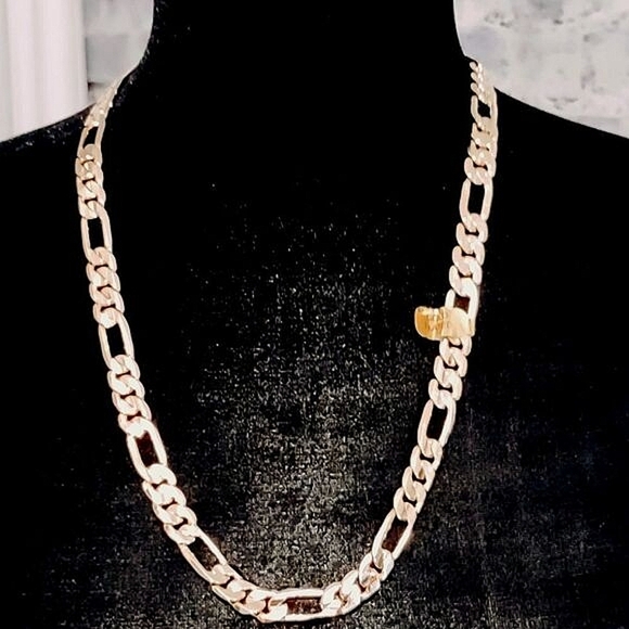 CHUNKY FIGARO CHAIN GOLD PLATED (11.3mm) UNISEX